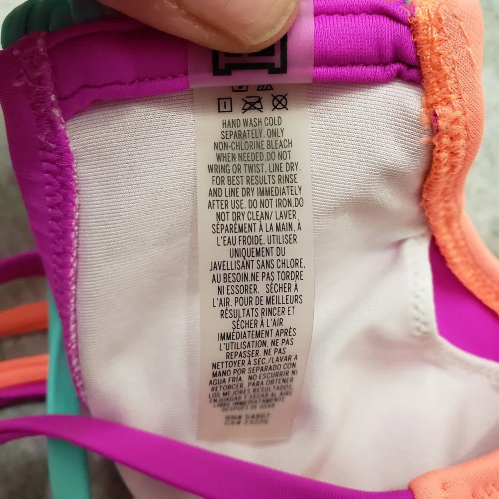 Victoria's‎ Secret Swimwear Top Womens XS Orange